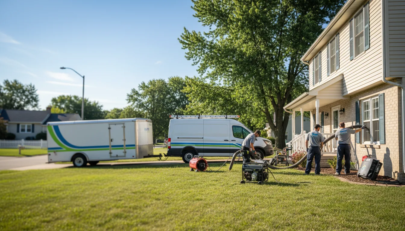 Flooded Basement Restoration And Cleanup With Repair in Fairview, WY near me